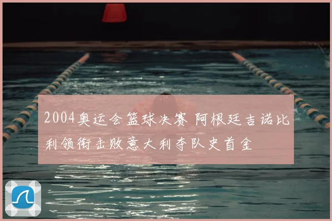 2004奥运会篮球决赛 阿根廷吉诺比利领衔击败意大利夺队史首金